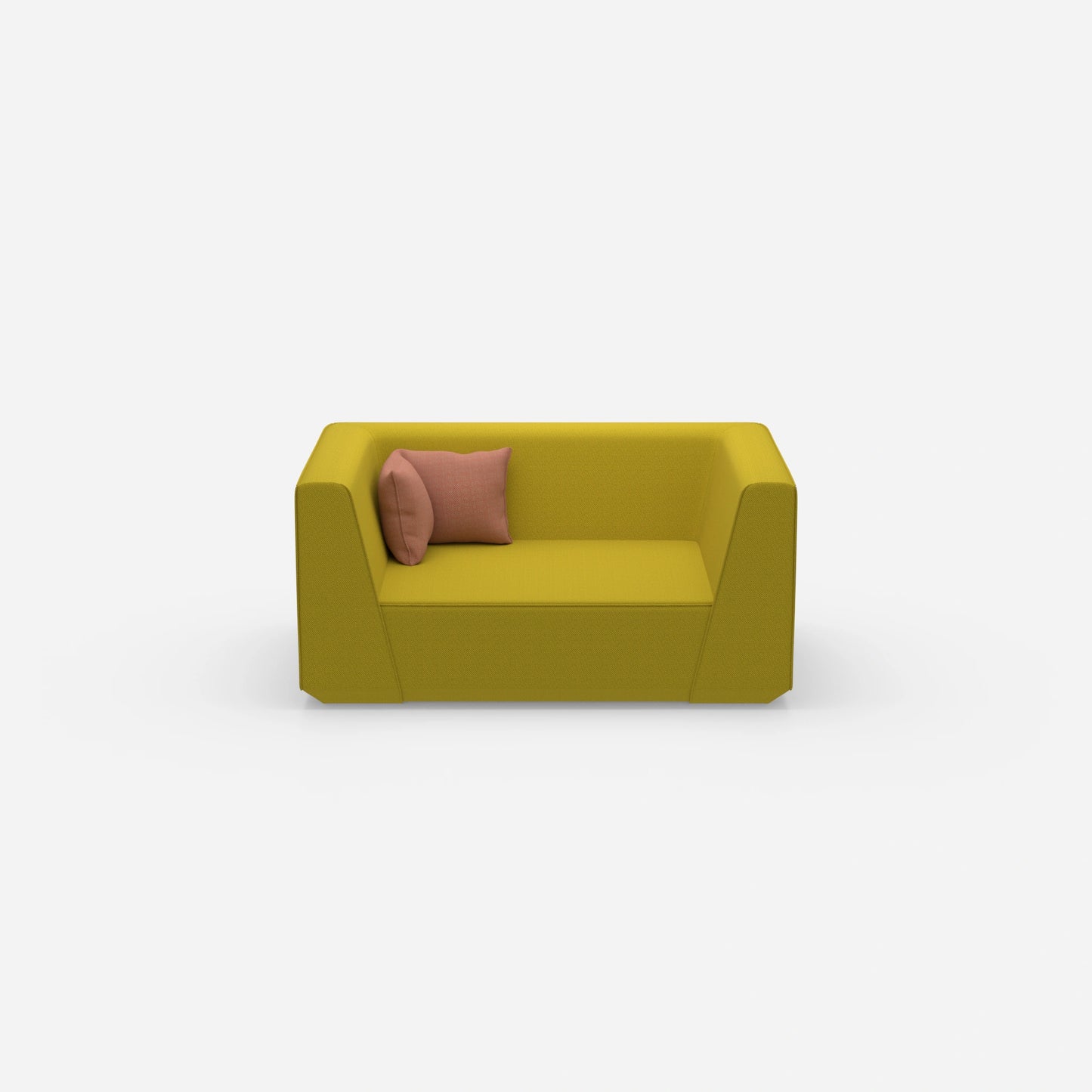 Modern modular sofa from the front