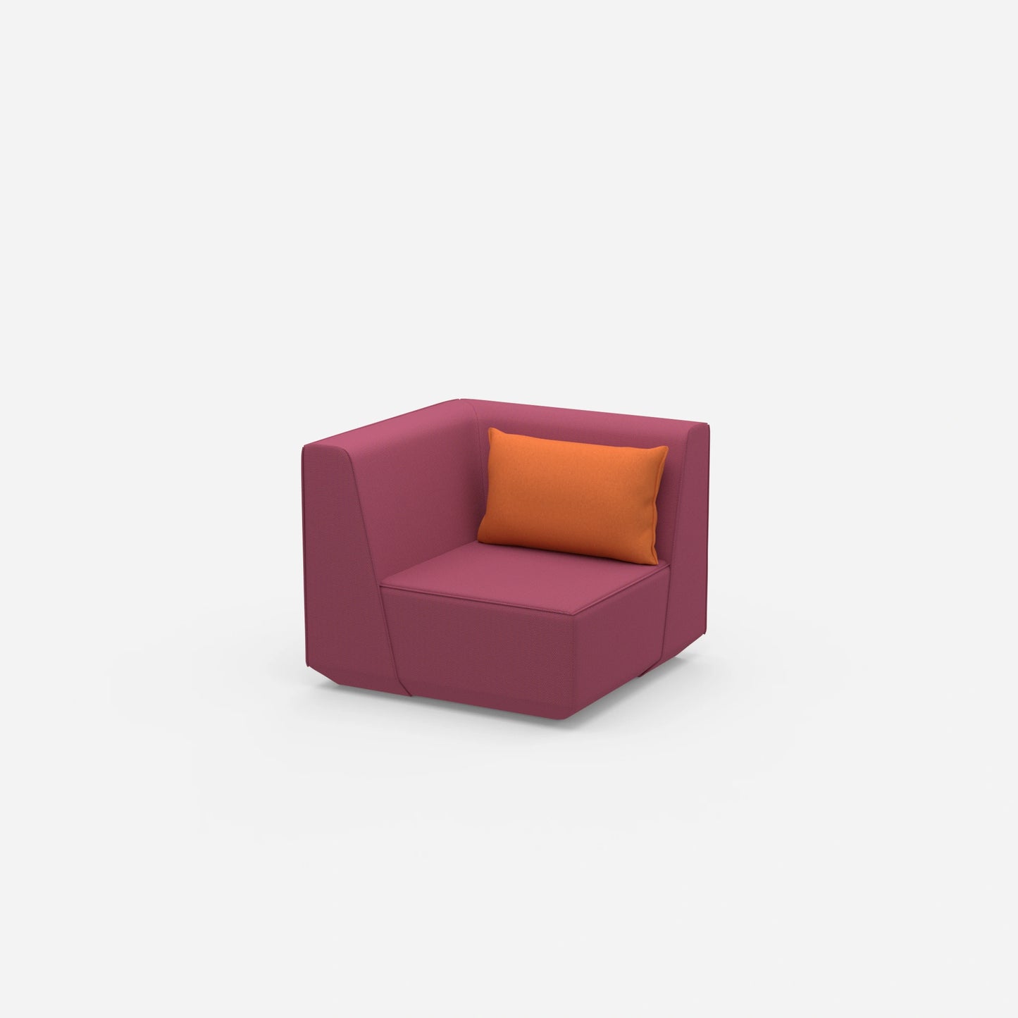 Low armchair from the side