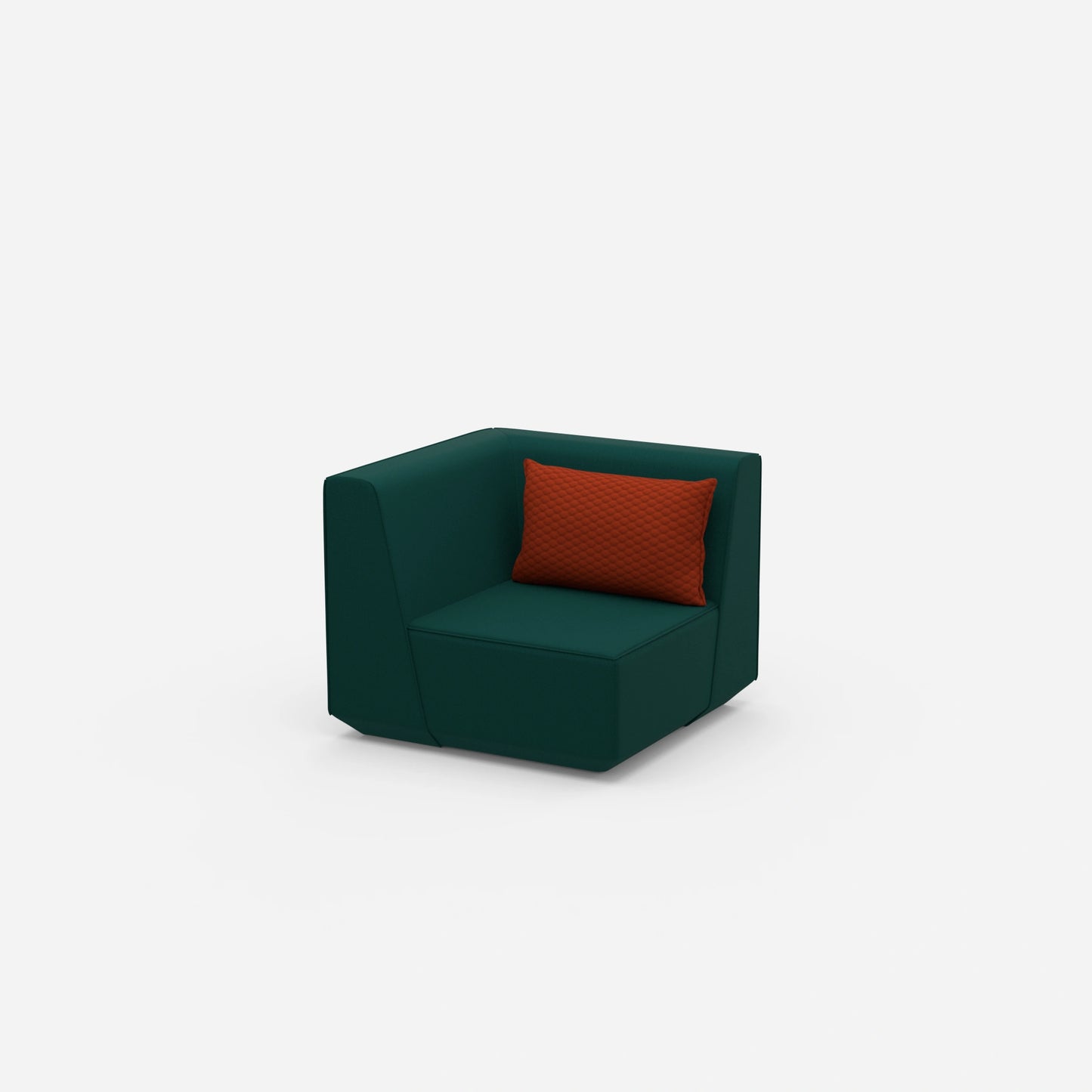 Low armchair from the side