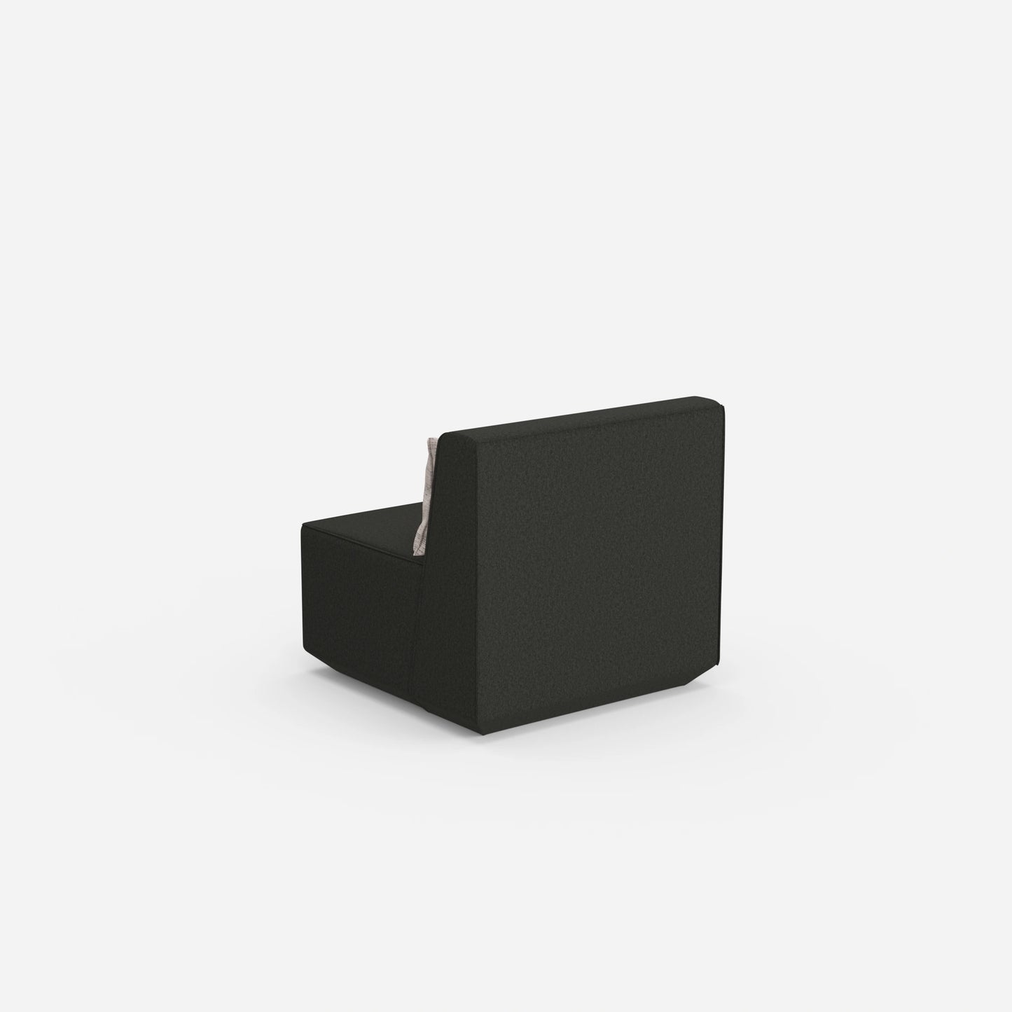 Narrow armchair 80 cm wide from behind