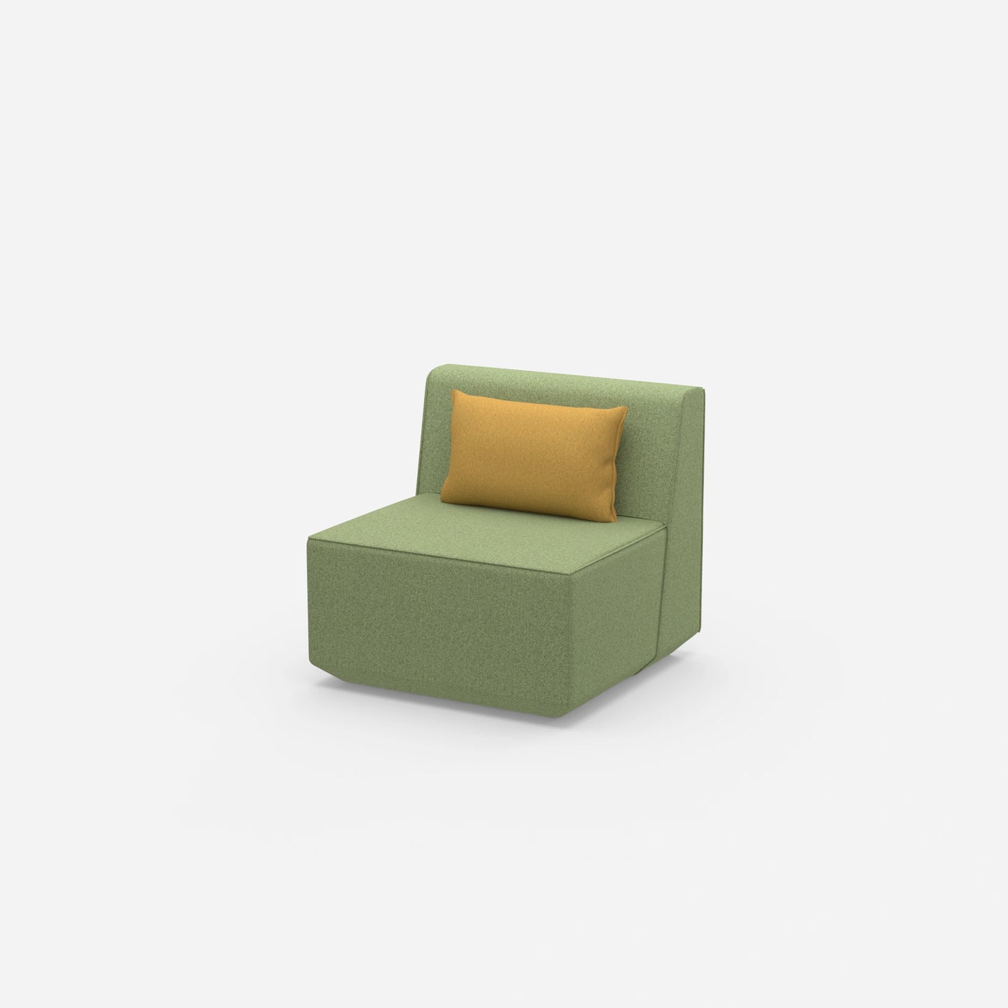 Armchair for small room from the side