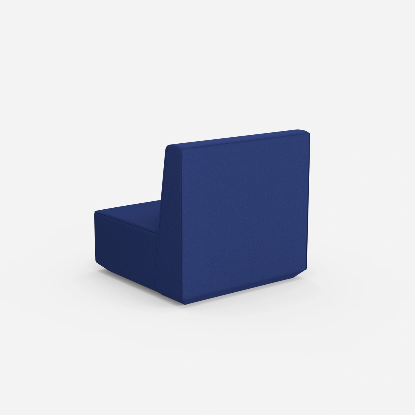 Armchair with high backrest from behind