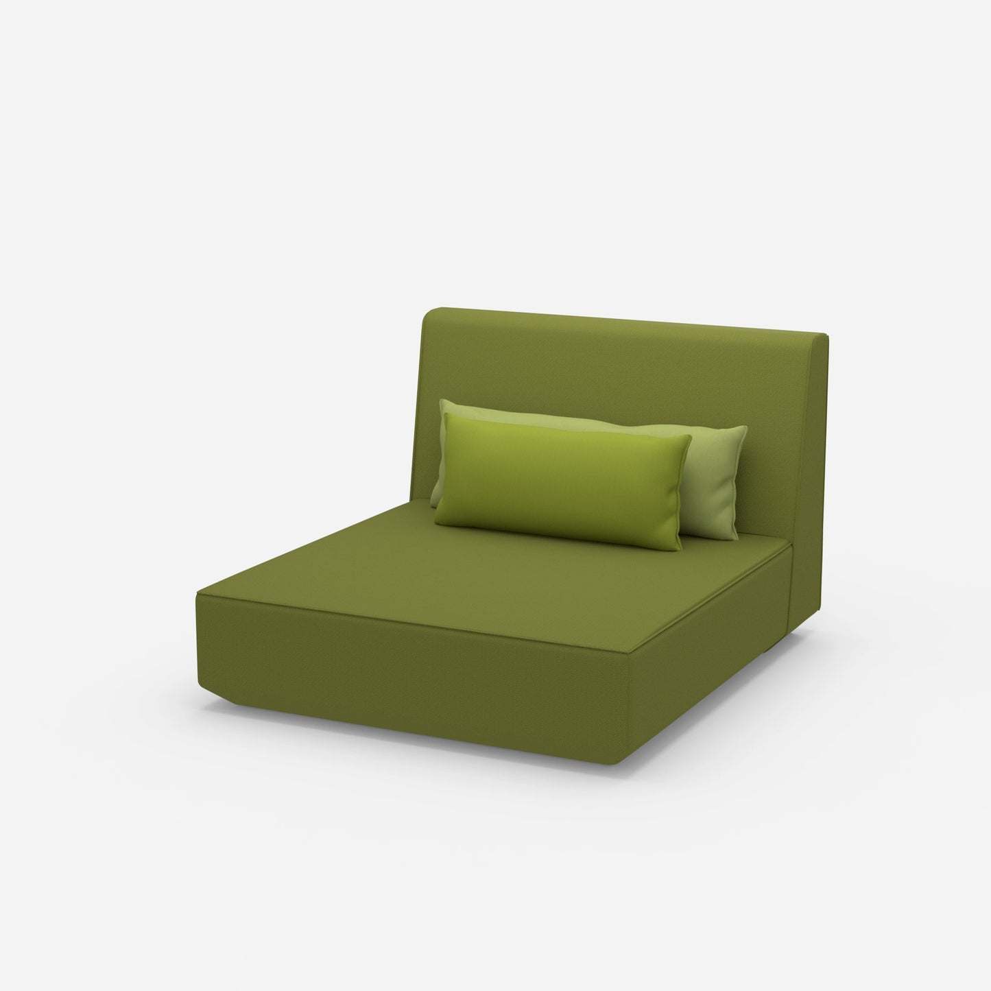 Largeur de la chaise longue 120 cm de côté