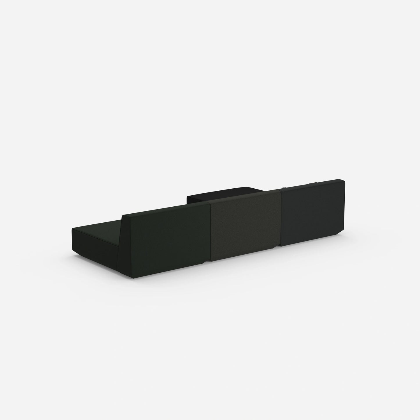 Canapé d'angle Lounge 300 cm de large de derrière