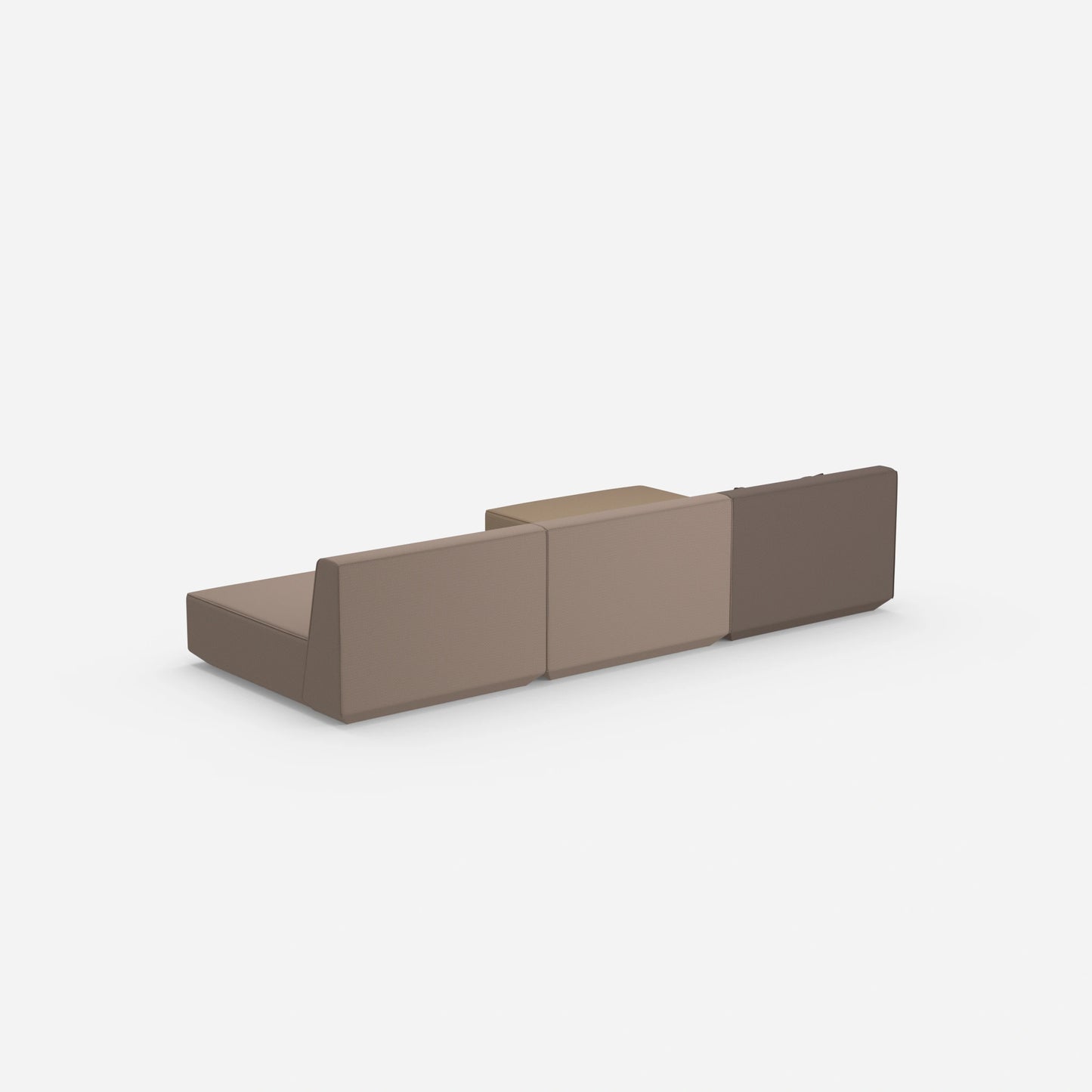 Canapé d'angle Lounge 300 cm de large de derrière