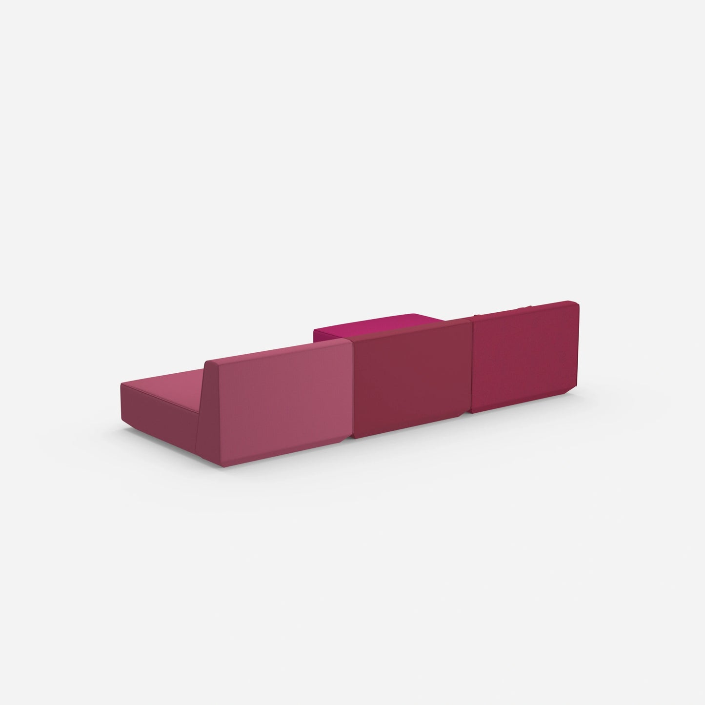 Canapé d'angle Lounge 300 cm de large de derrière