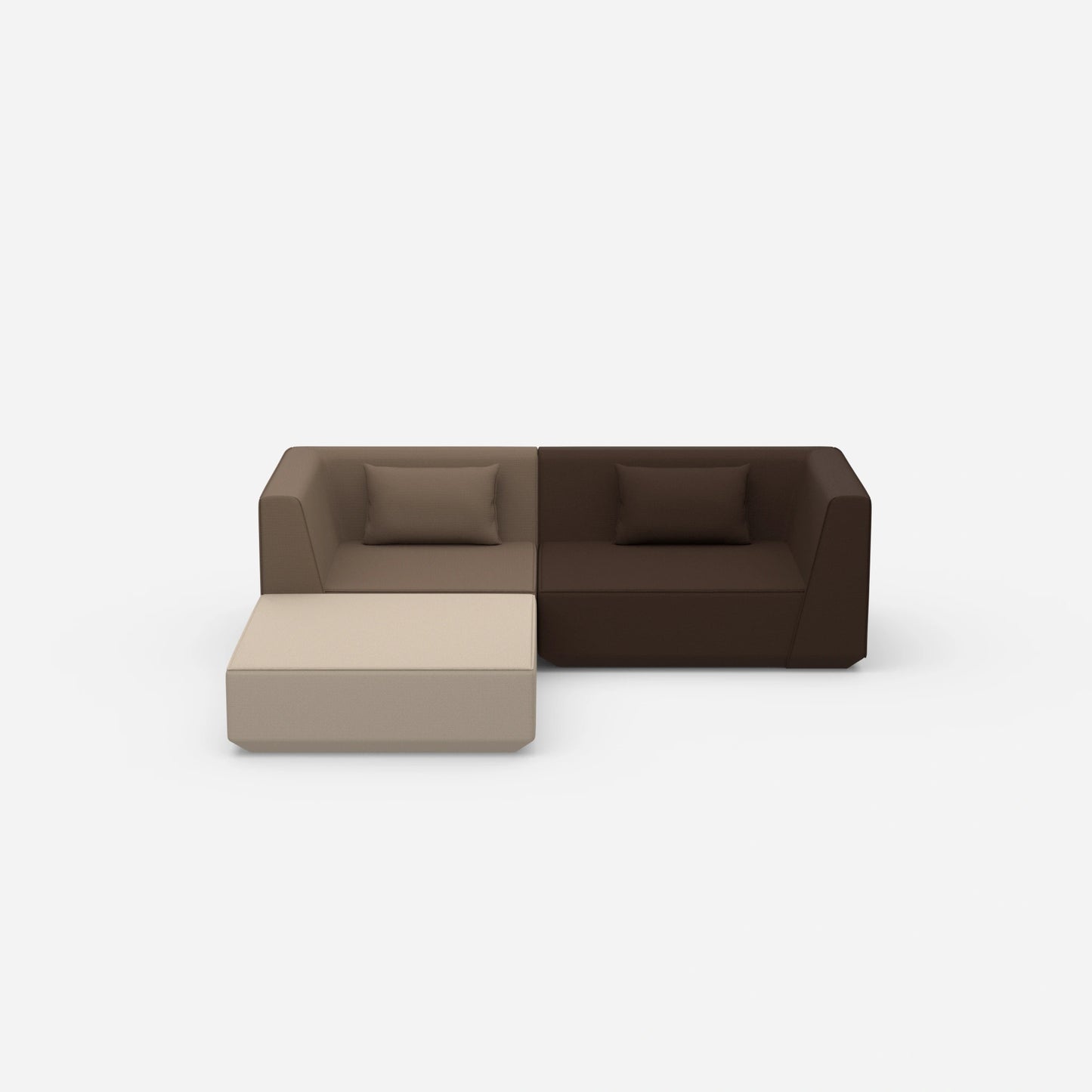 Petit coin canapé pour petite pièce de face