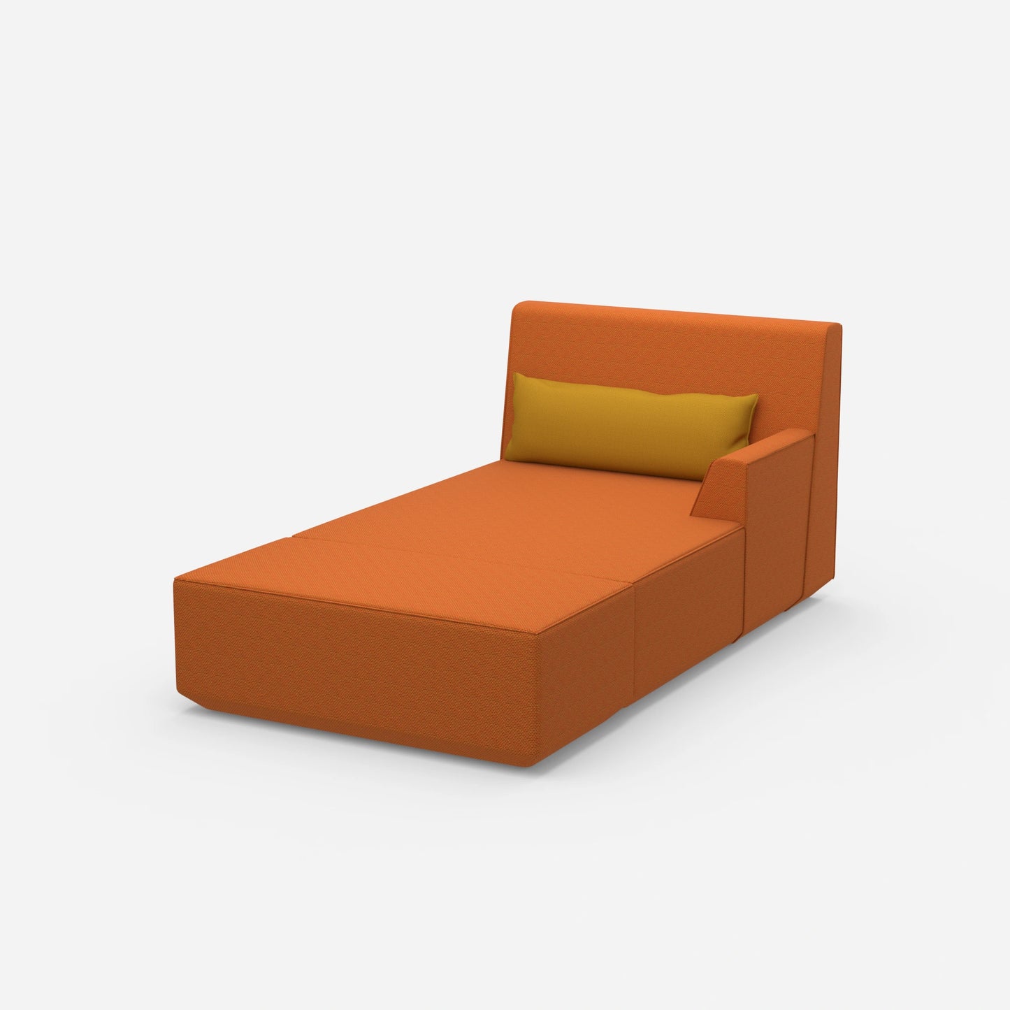 Récamière moderne pour dormir 120 cm de large de côté