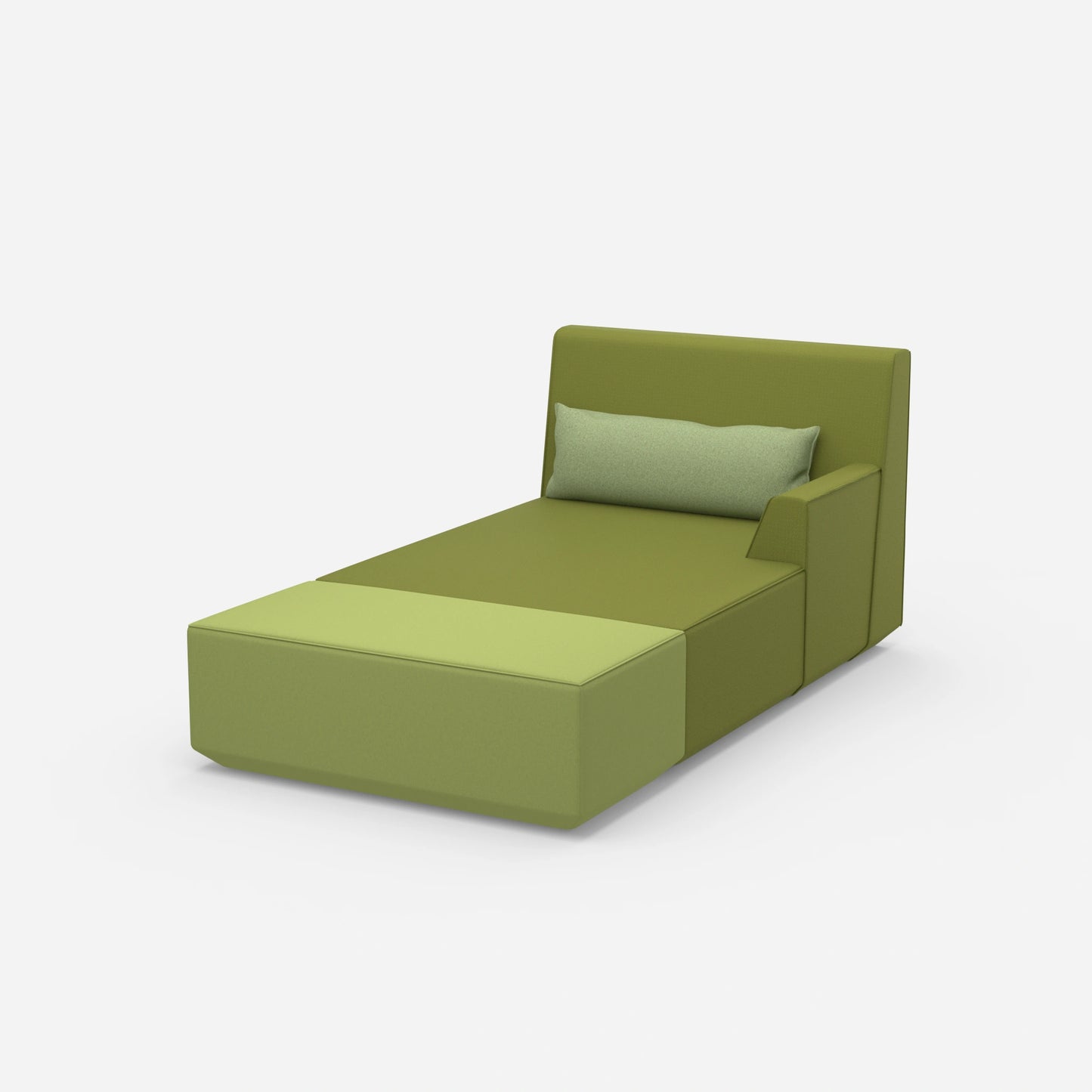 Récamière moderne pour dormir 120 cm de large de côté