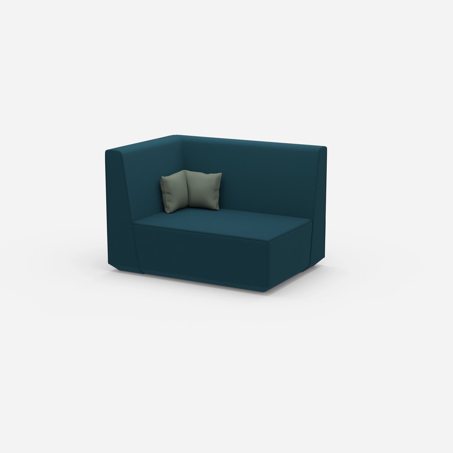 Canapé modulable de 140 cm de large de côté