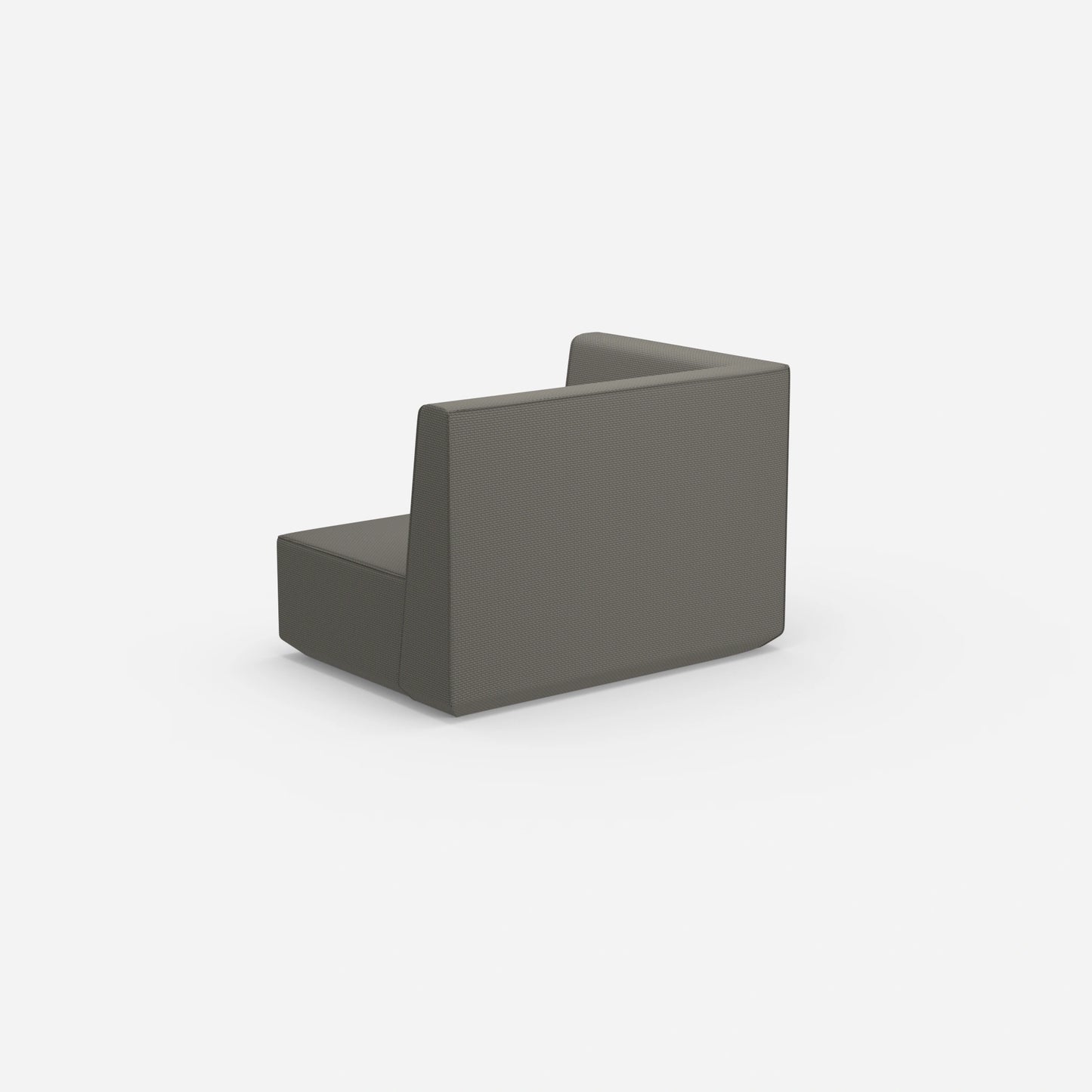 Canapé modulable largeur 140 cm de l'arrière