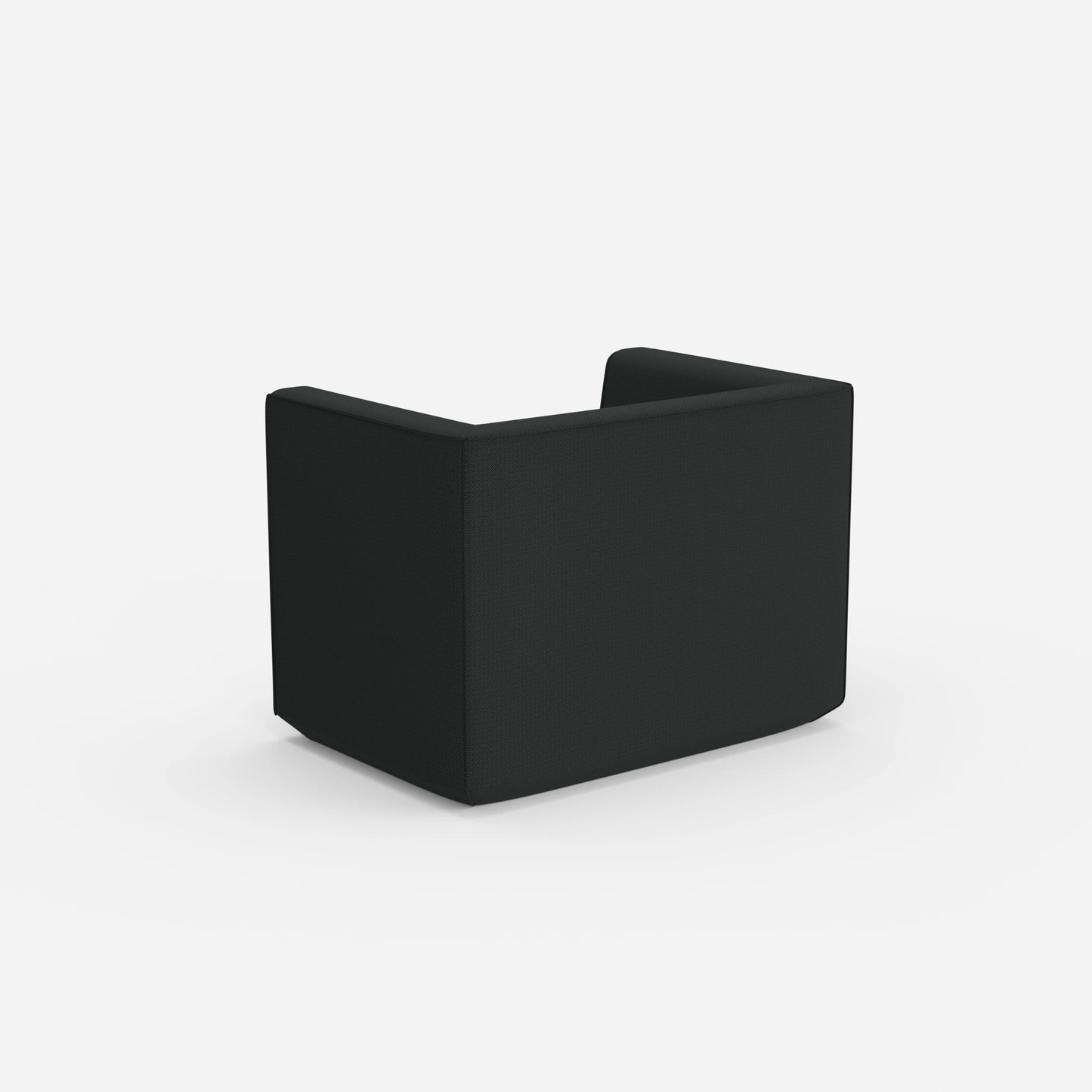 Fauteuil rembourré de dos