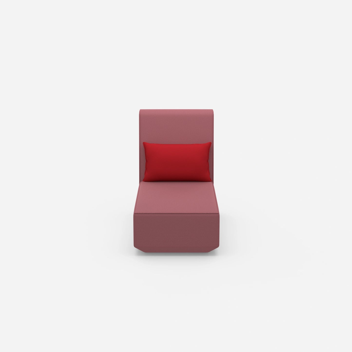 Récamière pour petits espaces modulable de face