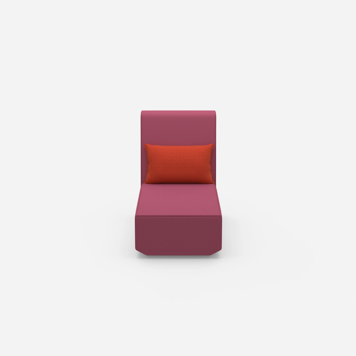 Récamière pour petits espaces modulable de face