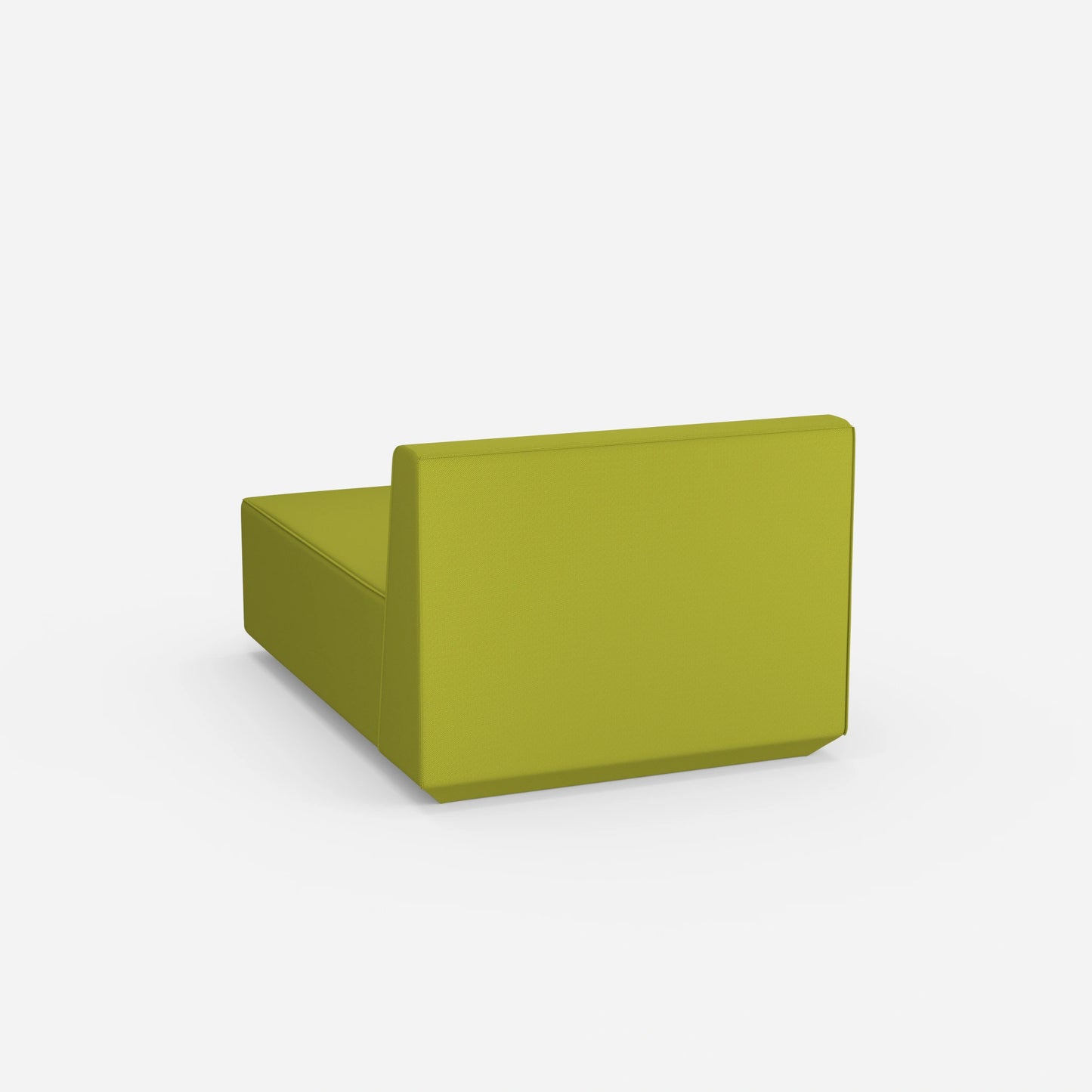 Recamière en vert moderne de derrière