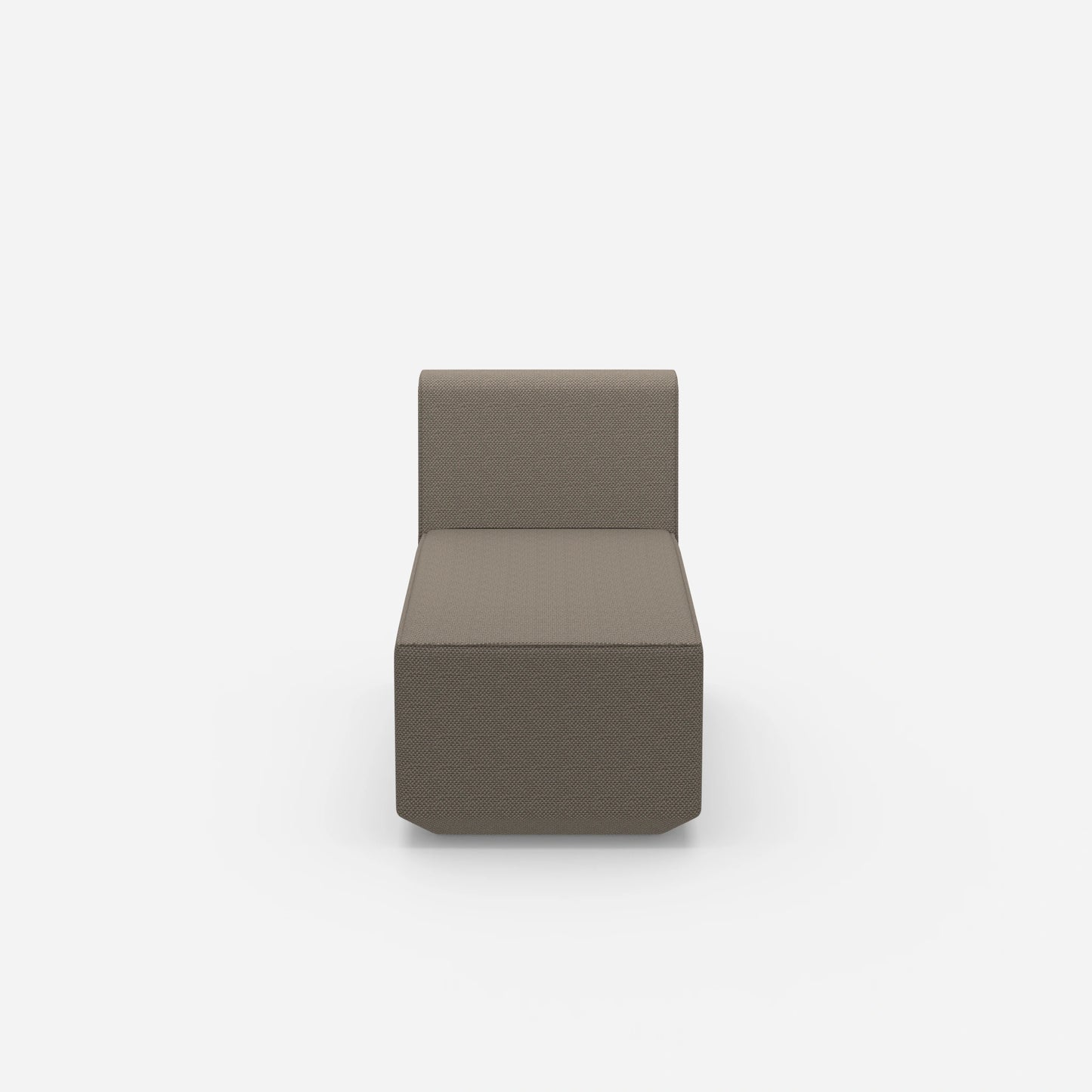 Recamière étroite 120 cm de profondeur de face