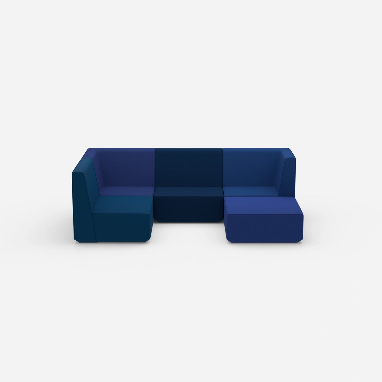 Salon configurable de face