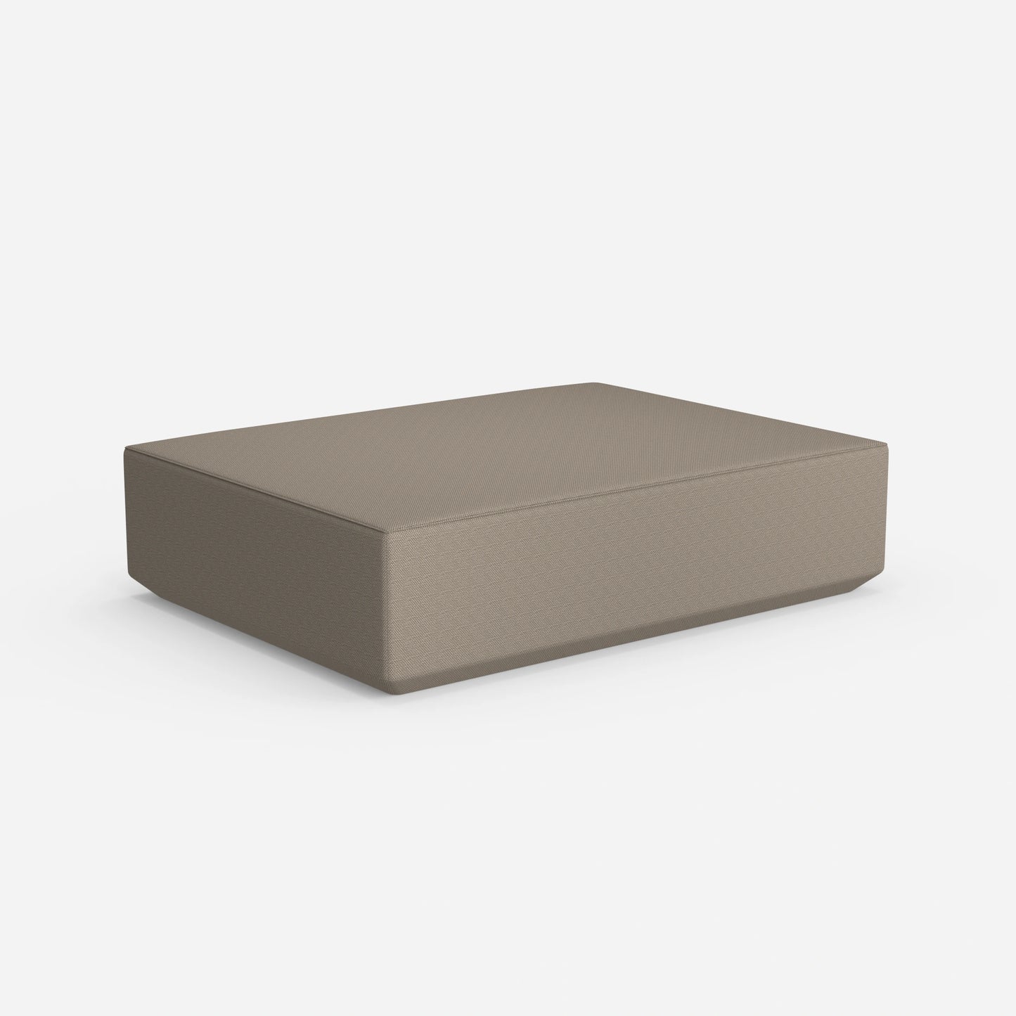 Grande pouf moderno largo 160 cm da dietro