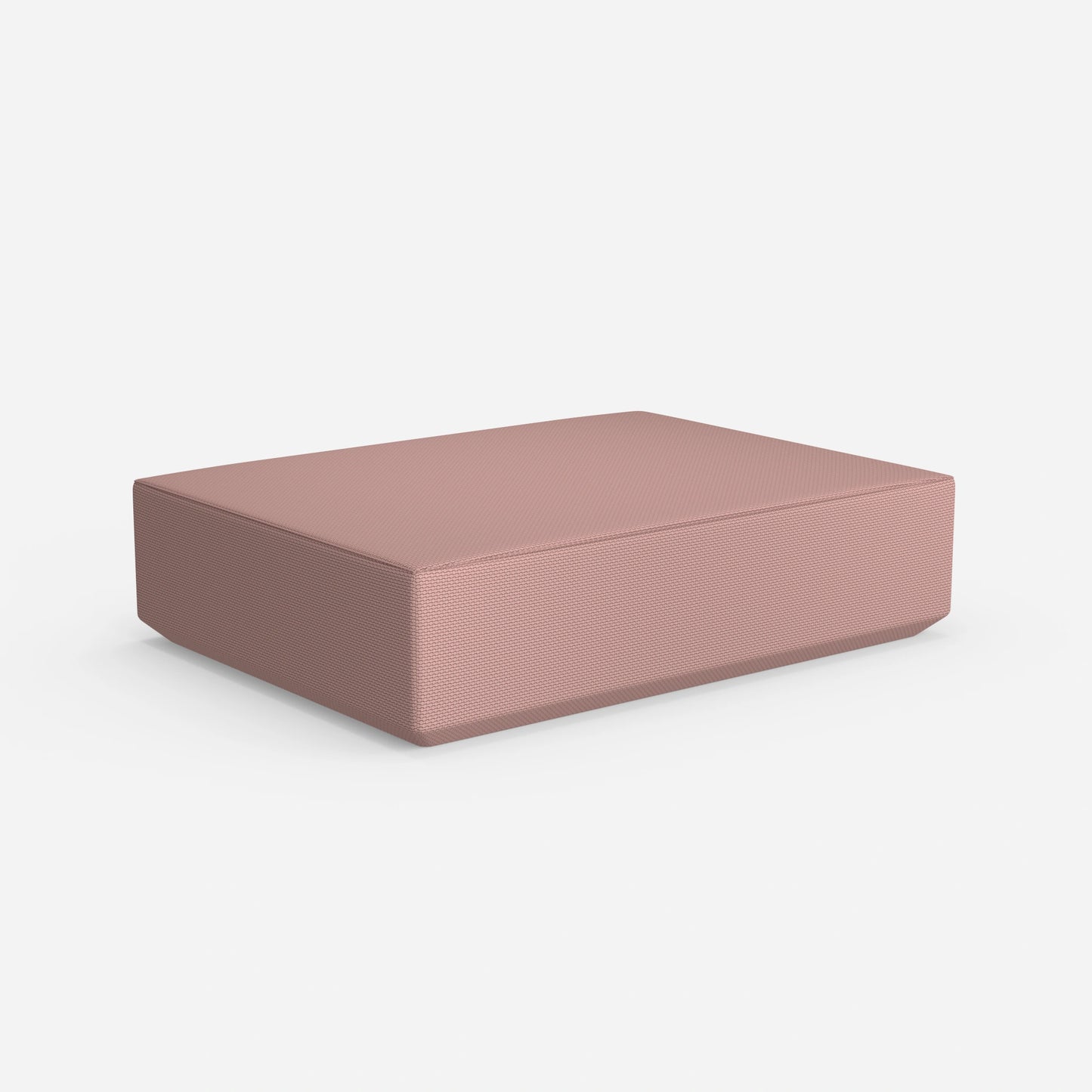 Grande pouf moderno largo 160 cm da dietro