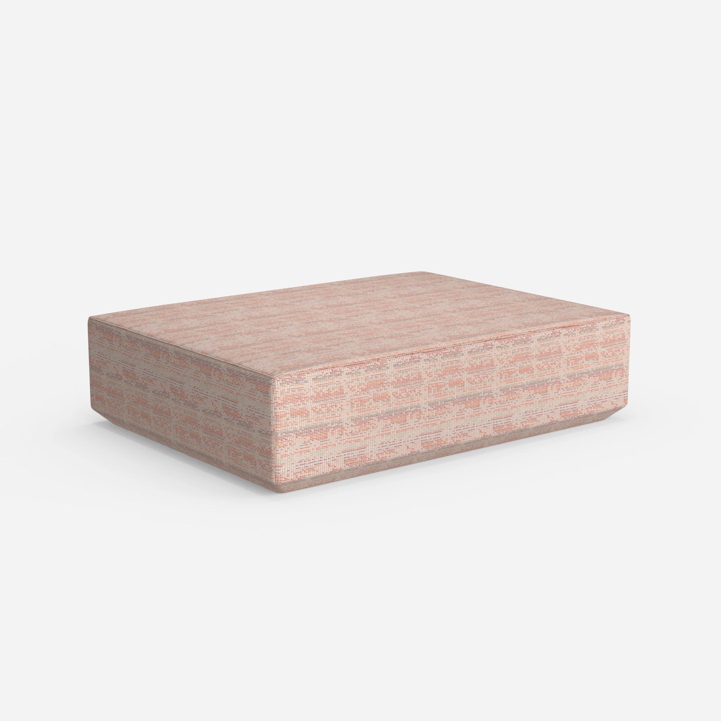 Grande pouf moderno largo 160 cm da dietro
