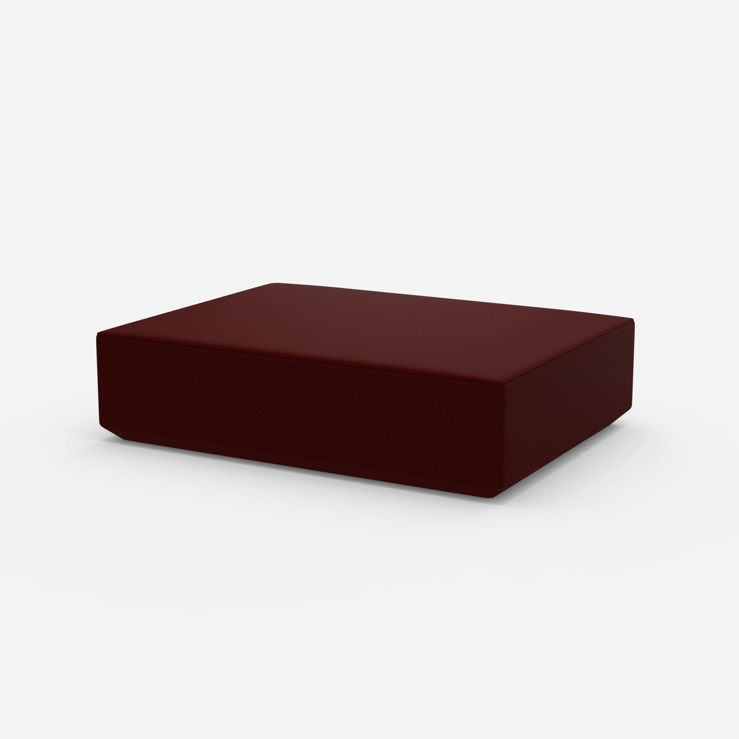 Grande pouf moderno di 160 cm di larghezza laterale