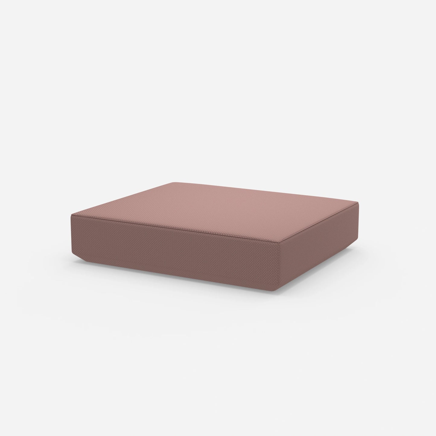 Grande pouf moderno visto di lato