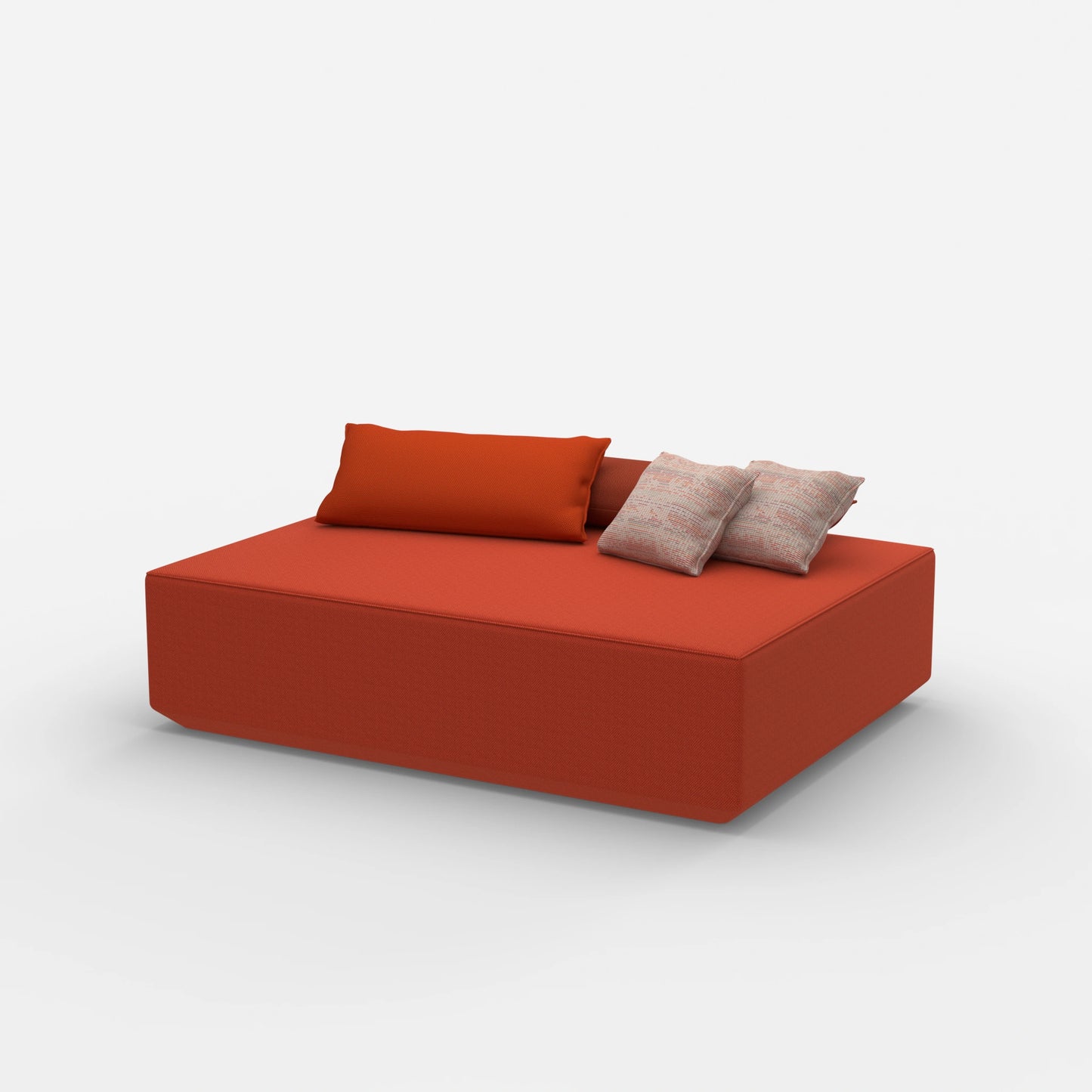 Grande pouf laterale