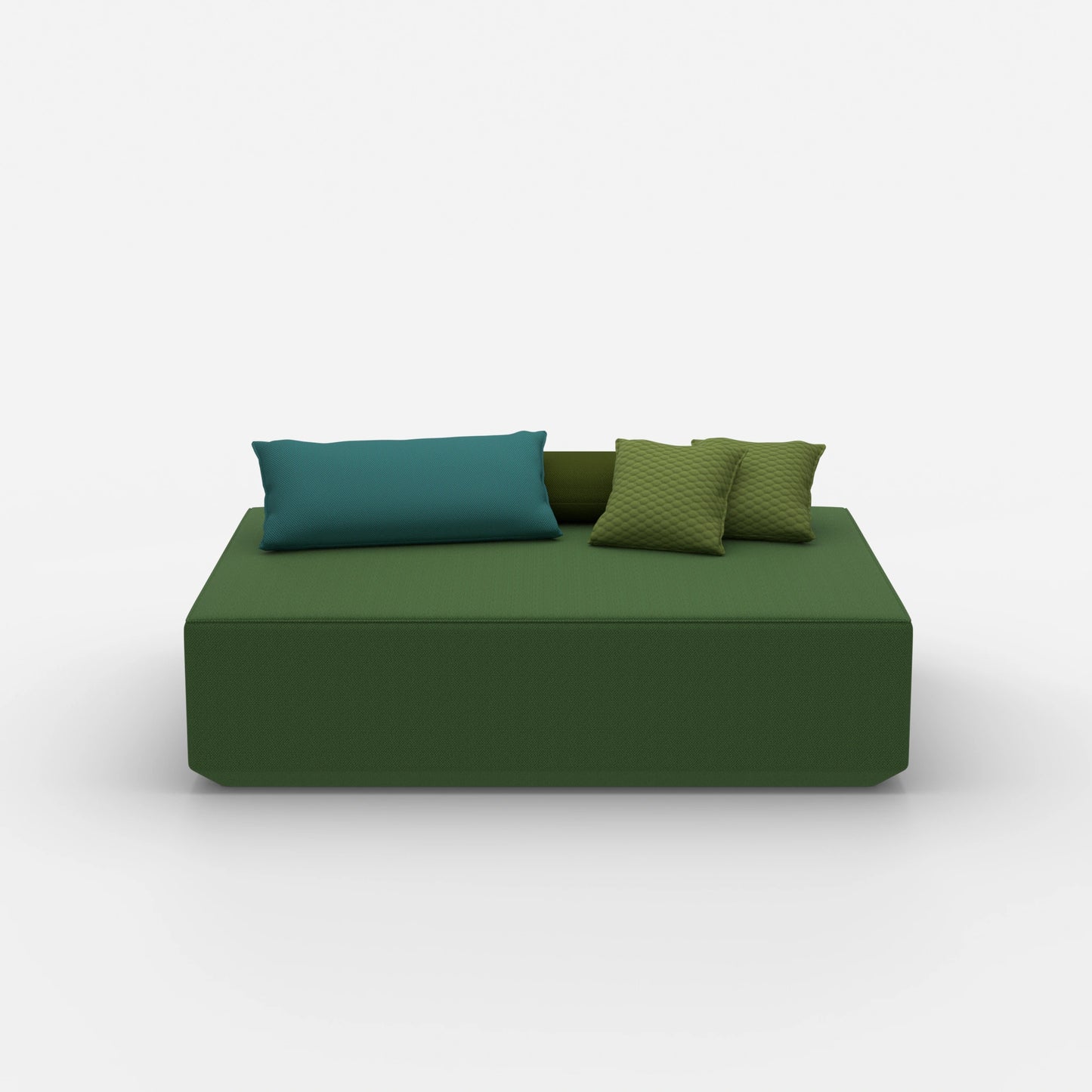 Grande pouf frontale