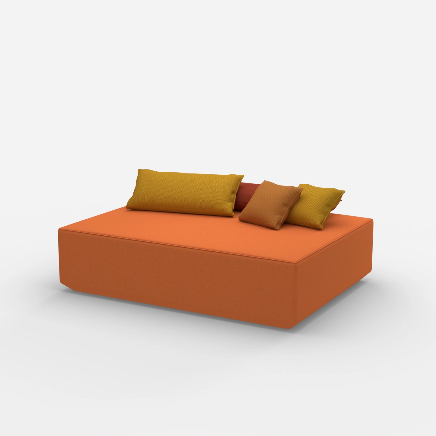 Grande pouf laterale