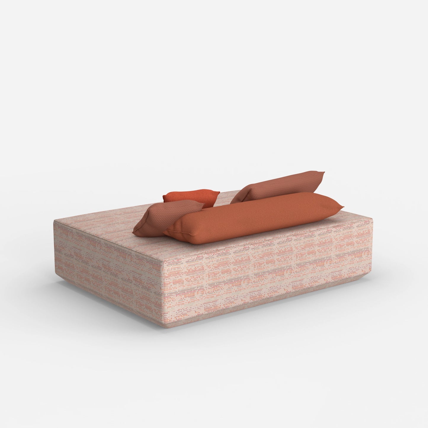 Grande pouf da dietro