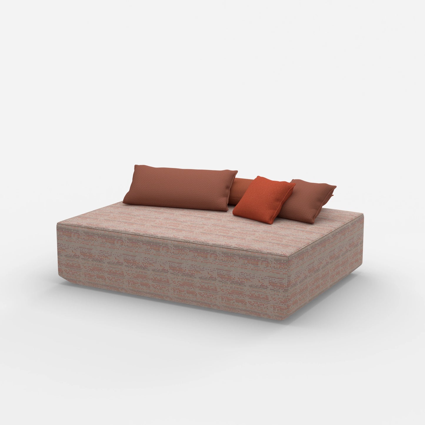 Grande pouf laterale
