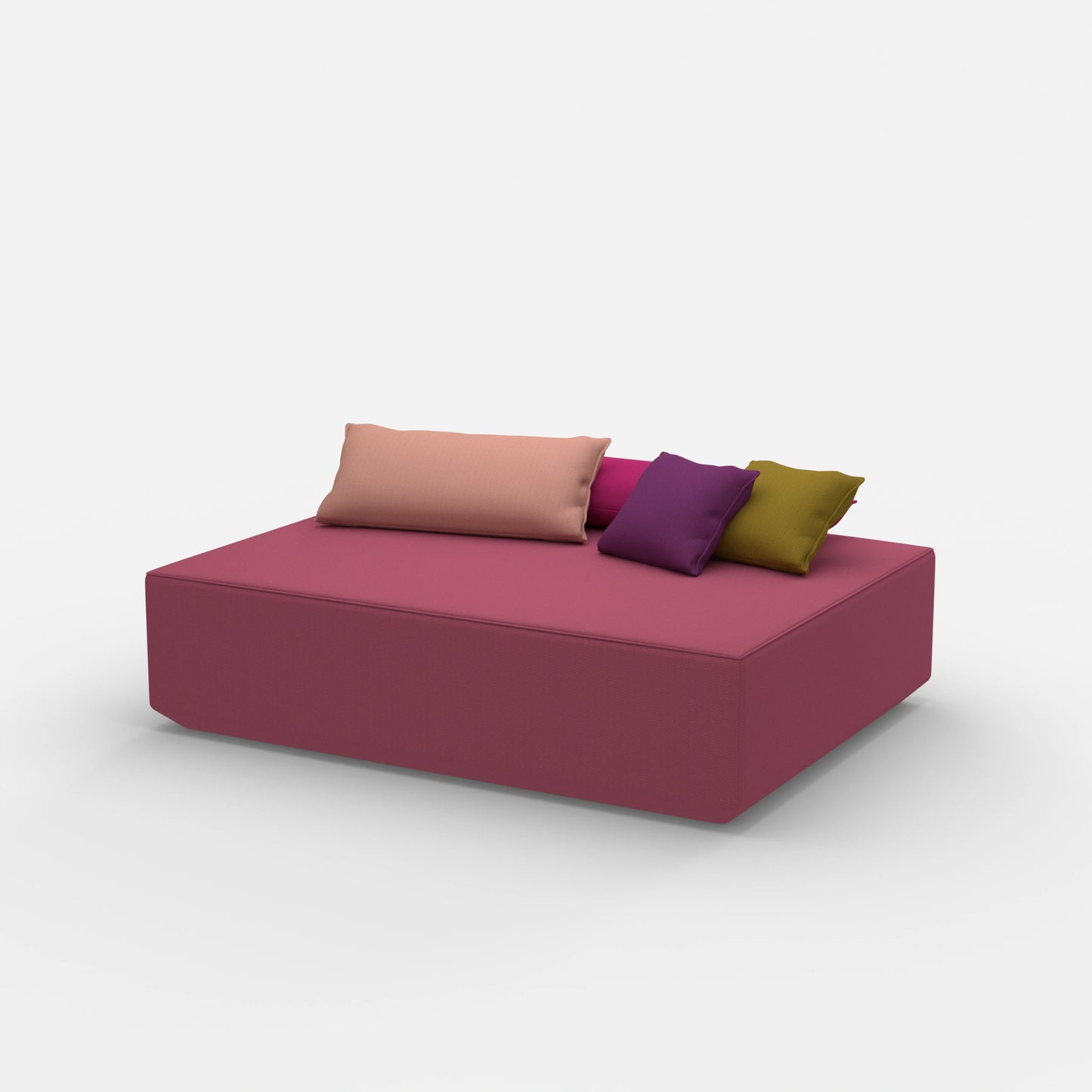 Grande pouf laterale