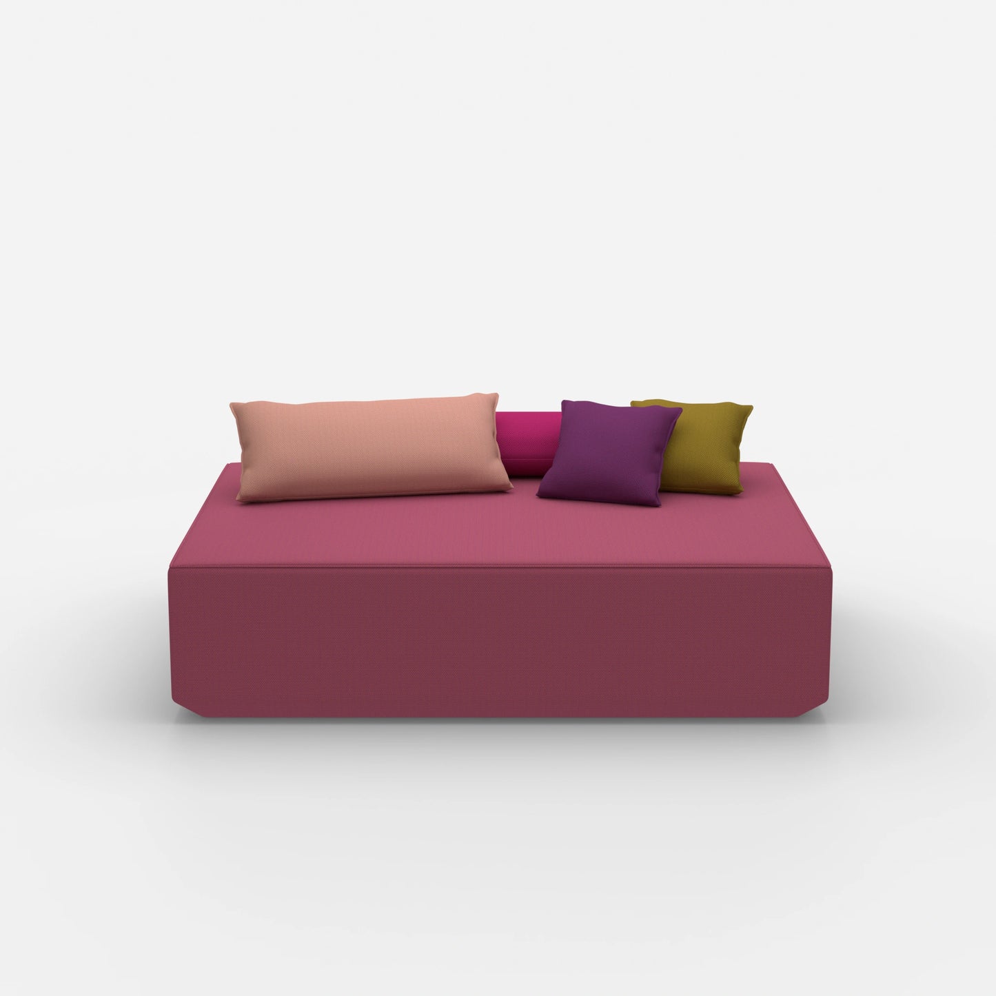 Grande pouf frontale