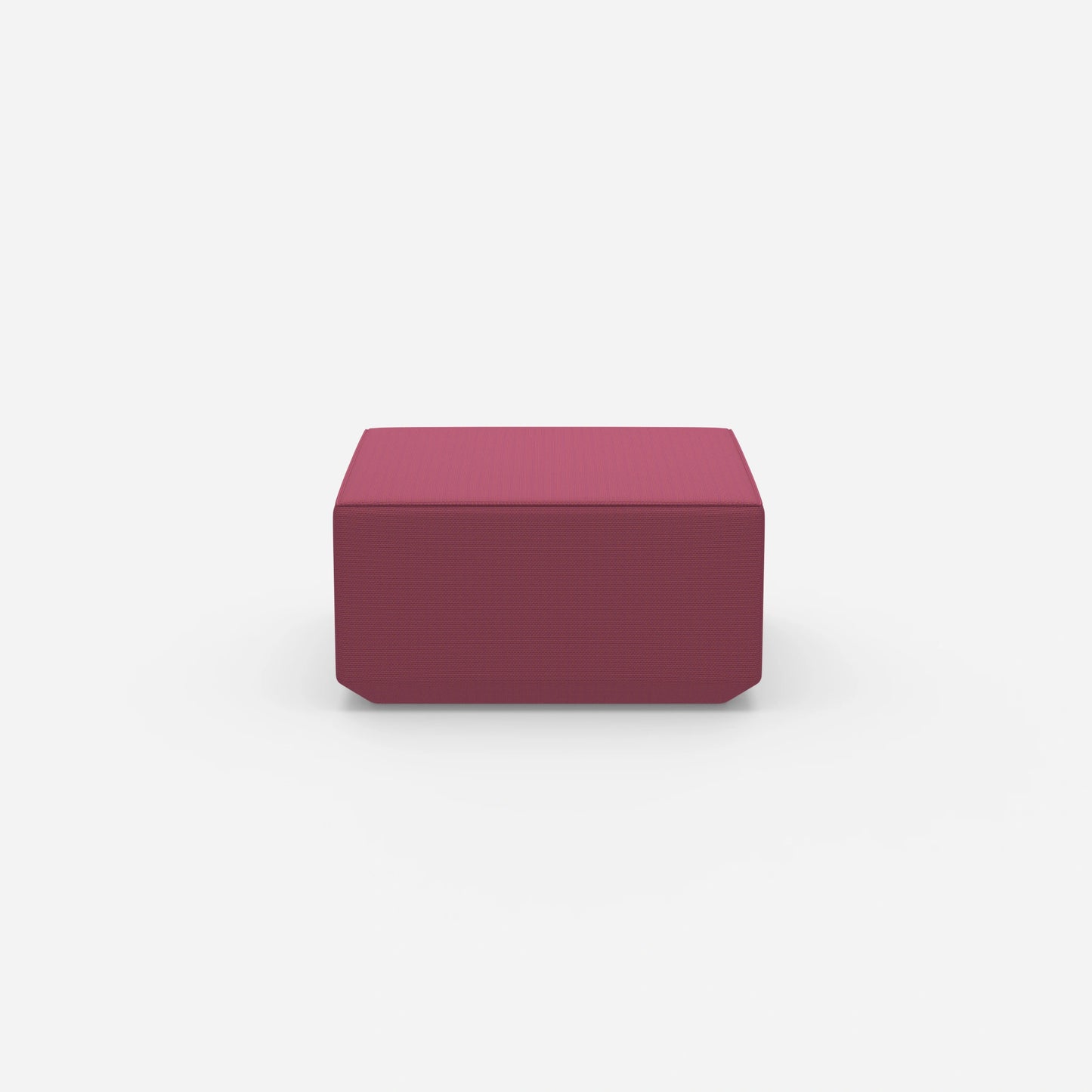Pouf moderno alto 41 cm frontalmente