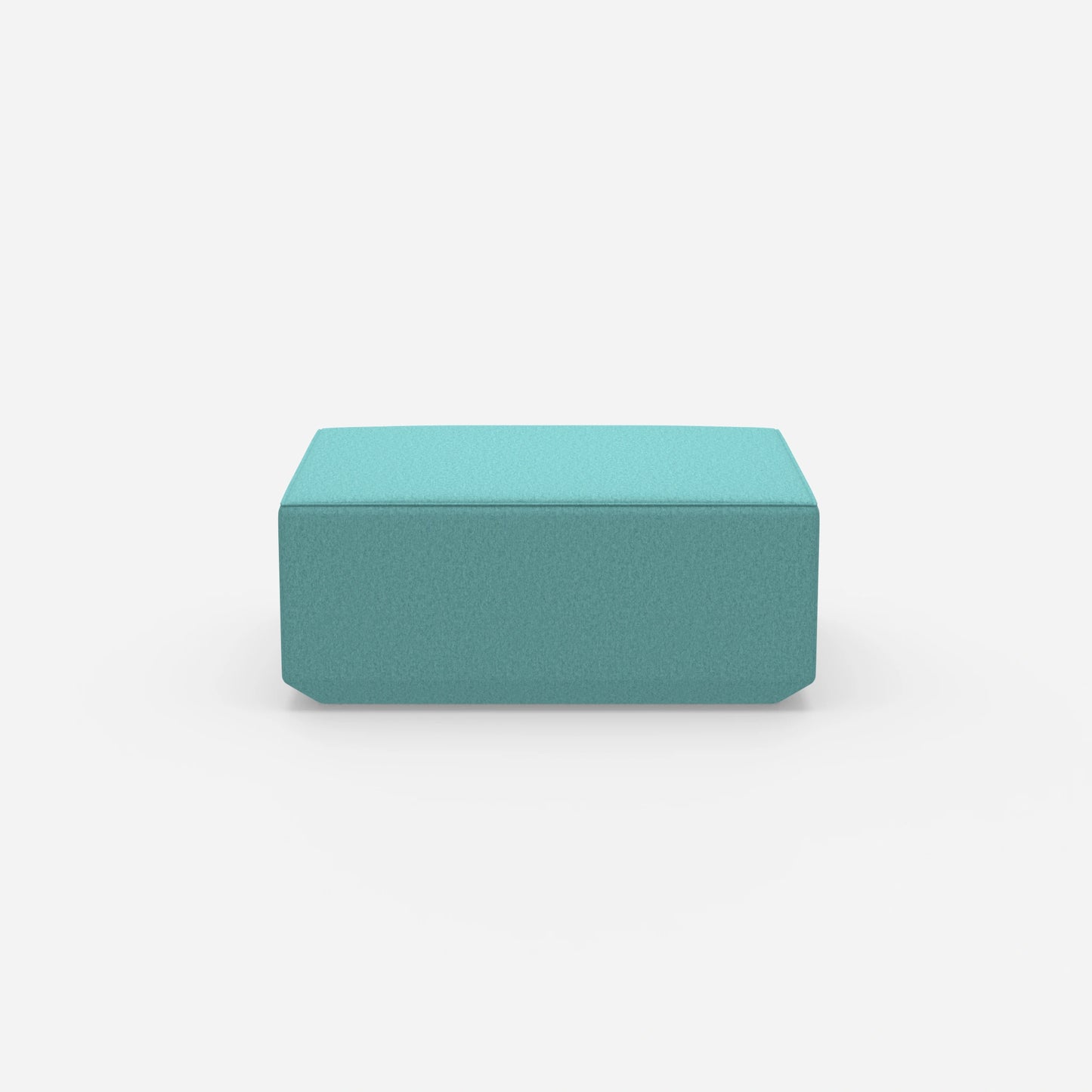 Pouf blu dal davanti