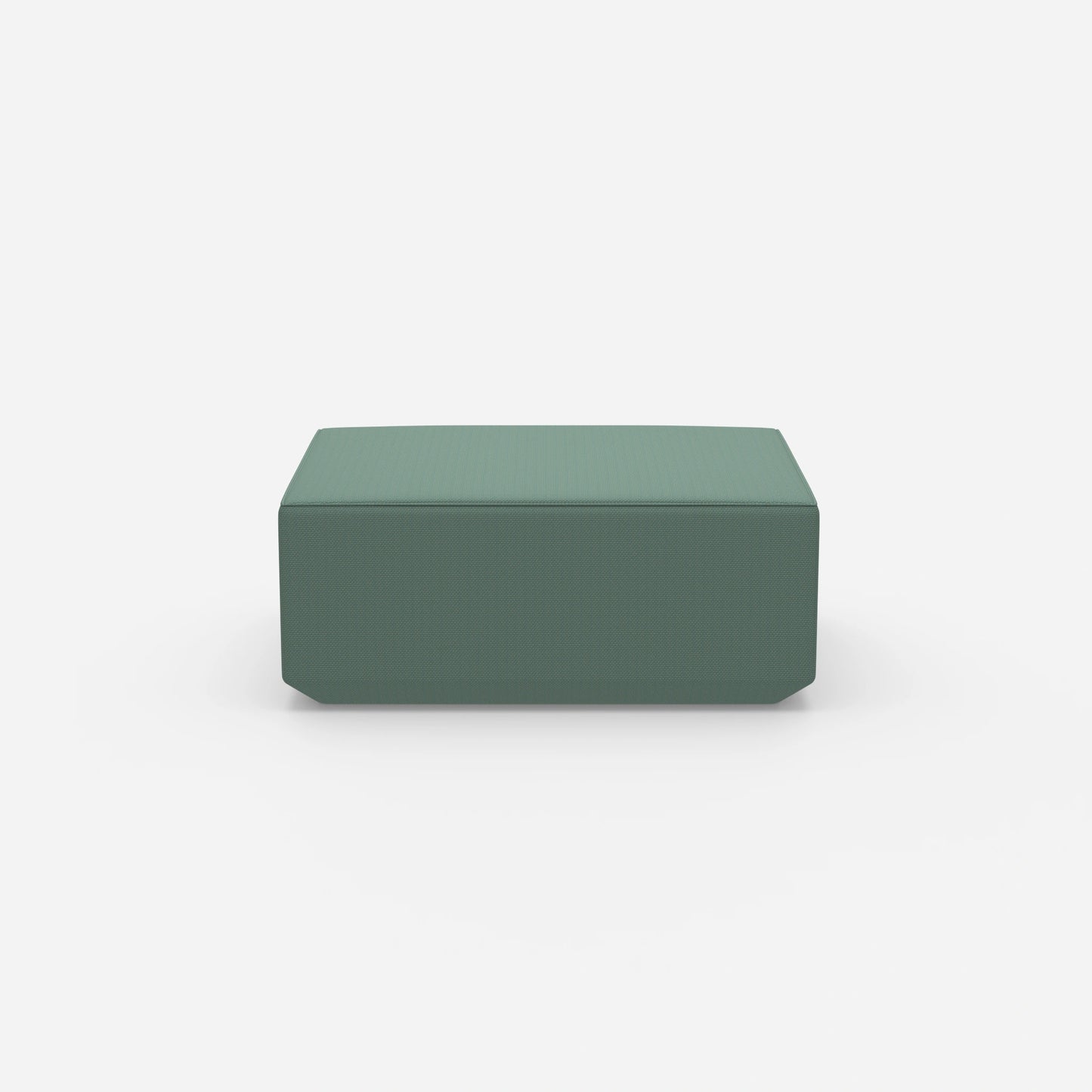 Pouf blu dal davanti