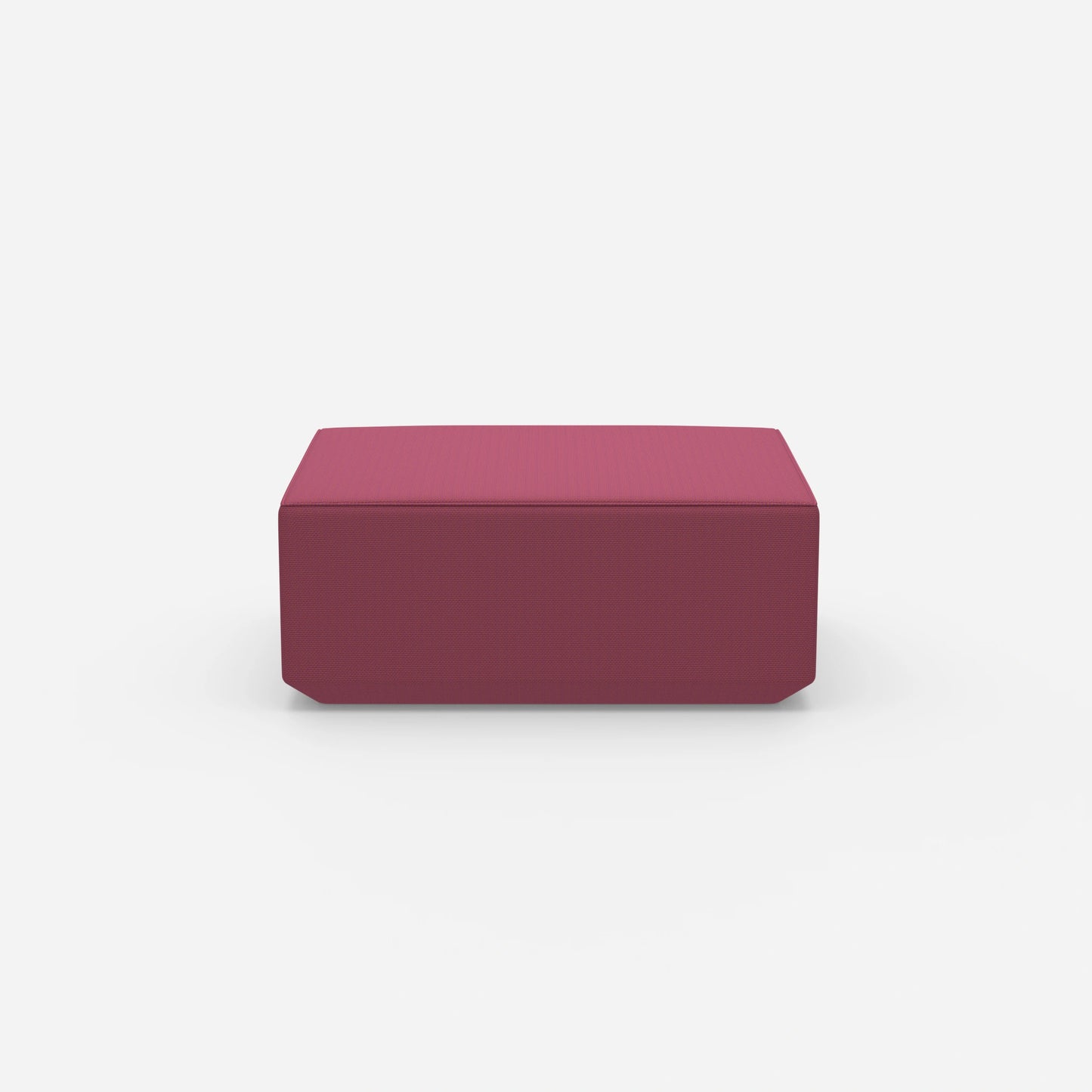 Pouf moderno alto 41 cm dal davanti