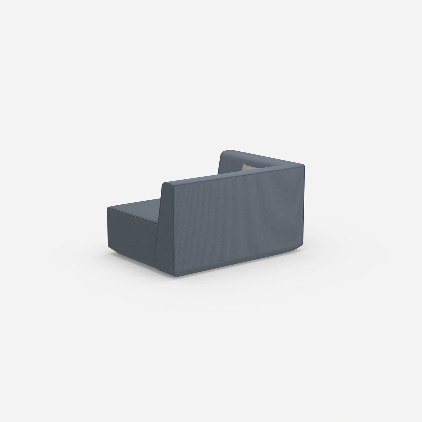 2 Sitzer Sofa 140 cm breit von hinten