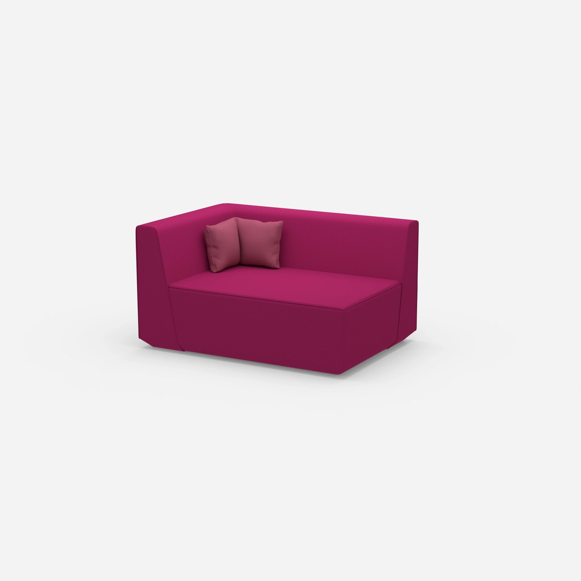 2 Sitzer Sofa 140 cm breit von der Seite