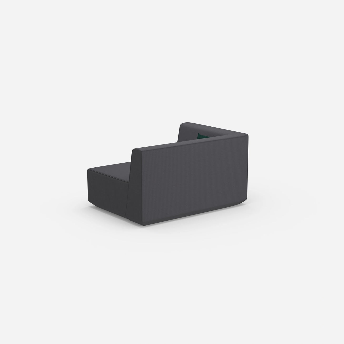 2 Sitzer Sofa 140 cm breit von hinten