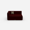 2 Sitzer Sofa mit Ecke von vorne