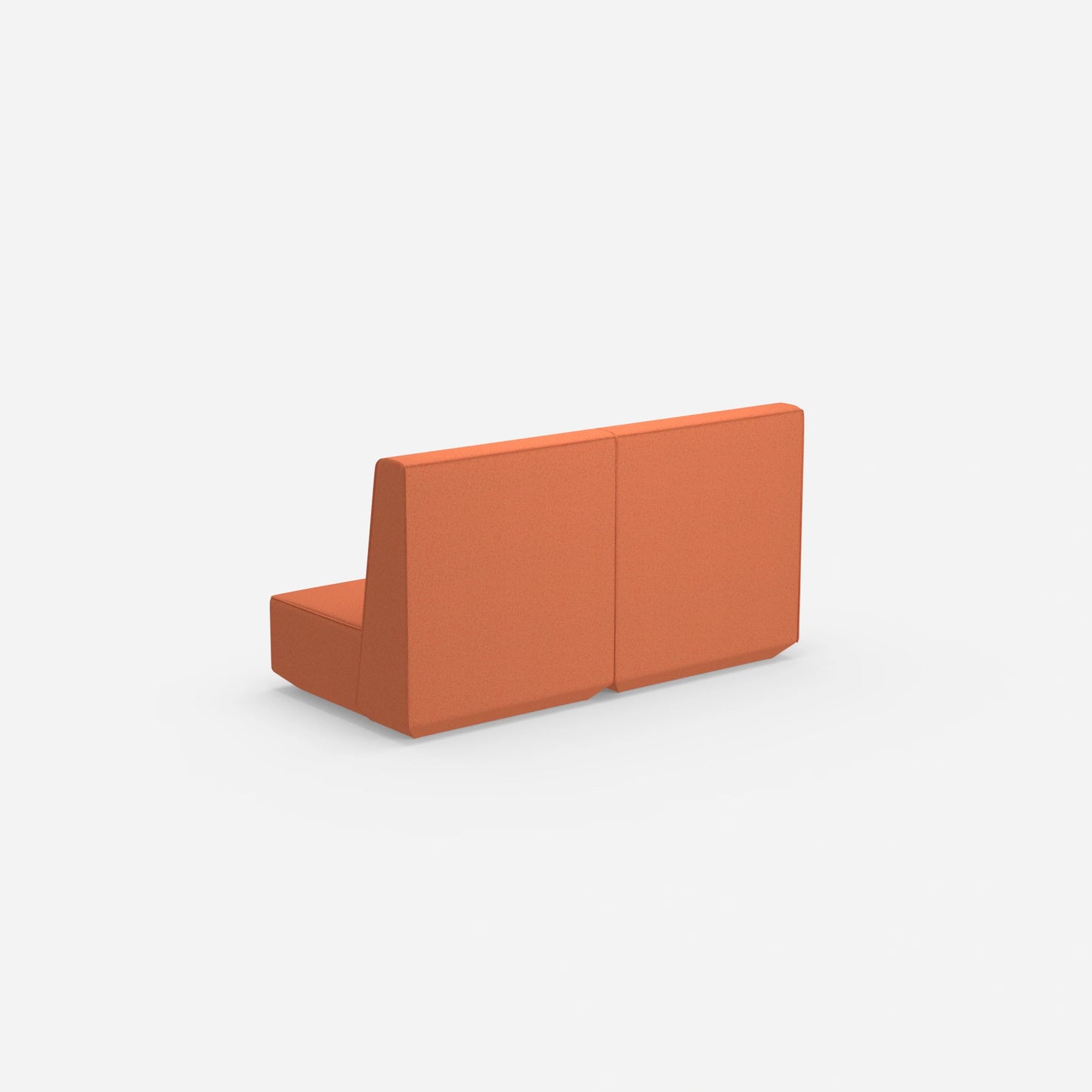 2er Sofa mit hoher Rückenlehne von hinten