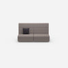 2er Sofa mit hoher Rückenlehne von vorne