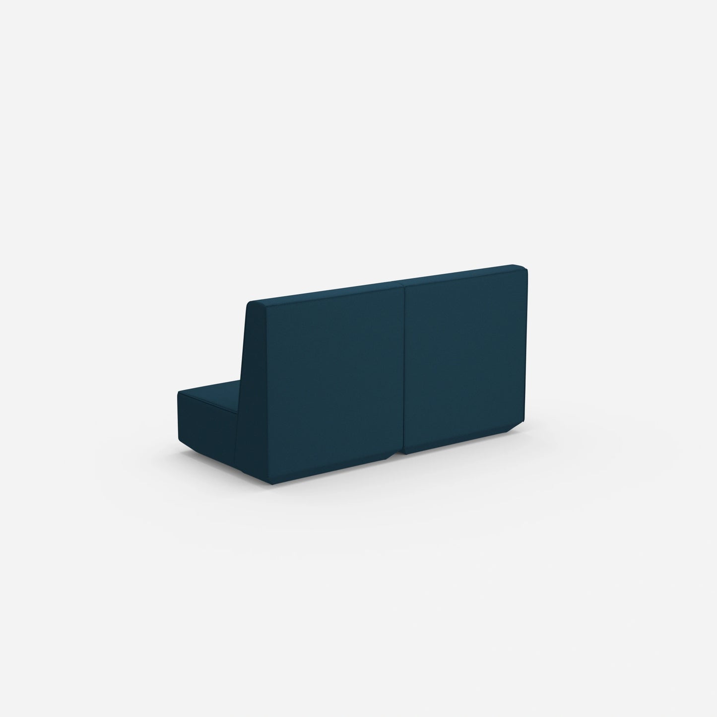2er Sofa mit hoher Rückenlehne von hinten