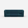 3 Personen Sofa blau von vorne