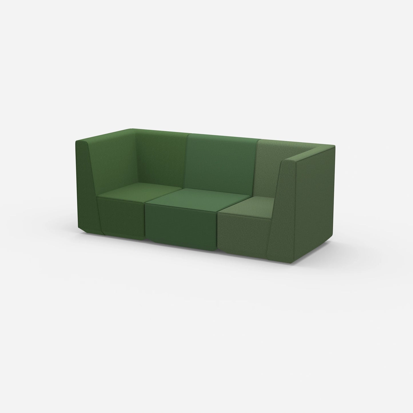 3 Sitzer grün von der Seite