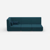 3 Sitzer Sofa mit Liegefunktion mit hoher Rückenlehne von vorne