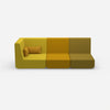 3 Sitzer Sofa mit Liegefunktion mit hoher Rückenlehne von vorne