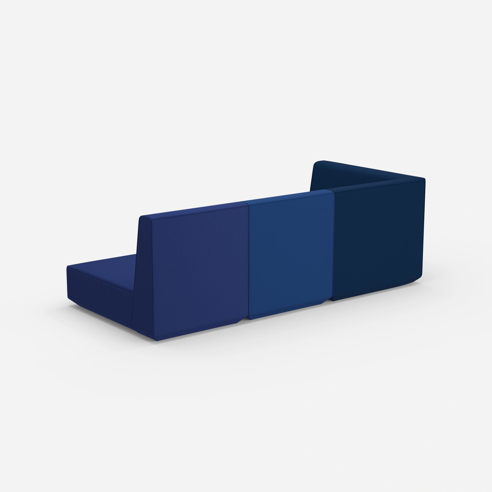3 Sitzer Sofa mit Liegefunktion mit hoher Rückenlehne von hinten