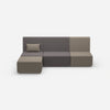 3er Couch grau von vorne